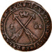Münze, Schweden, Gustaf II Adolf, Ore, 1629, Nykoping, SS, Kupfer, KM:117