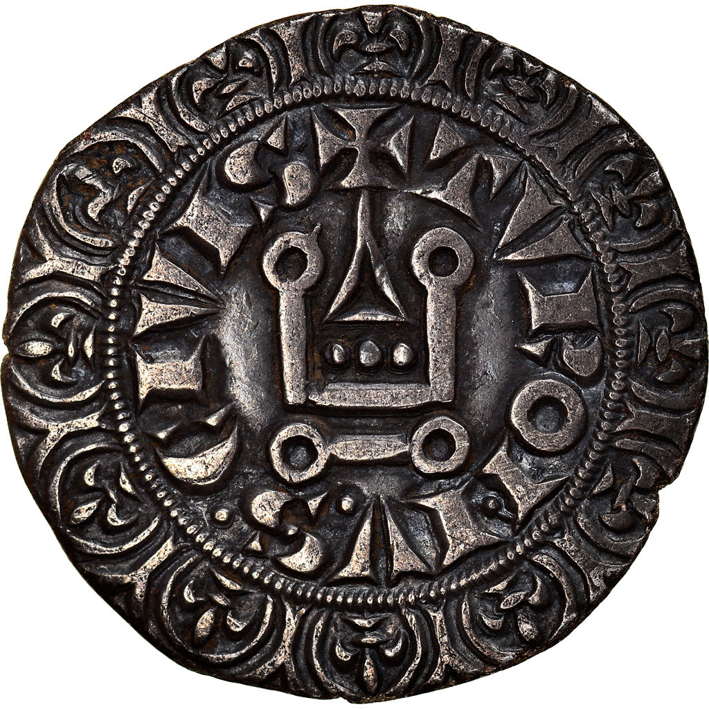 Coin, France, Louis IX, Gros Tournois, AU(50-53), Silver, Duplessy:190A
