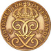 Sweden, Gustaf V, 2 Öre, 1936, EF(40-45), Bronze, KM:778