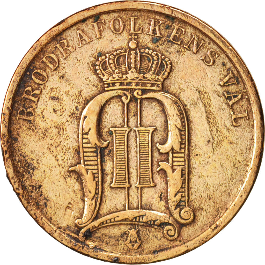 Coin, Sweden, Oscar II, 2 Öre, 1899, VF(20-25), Bronze, KM:746