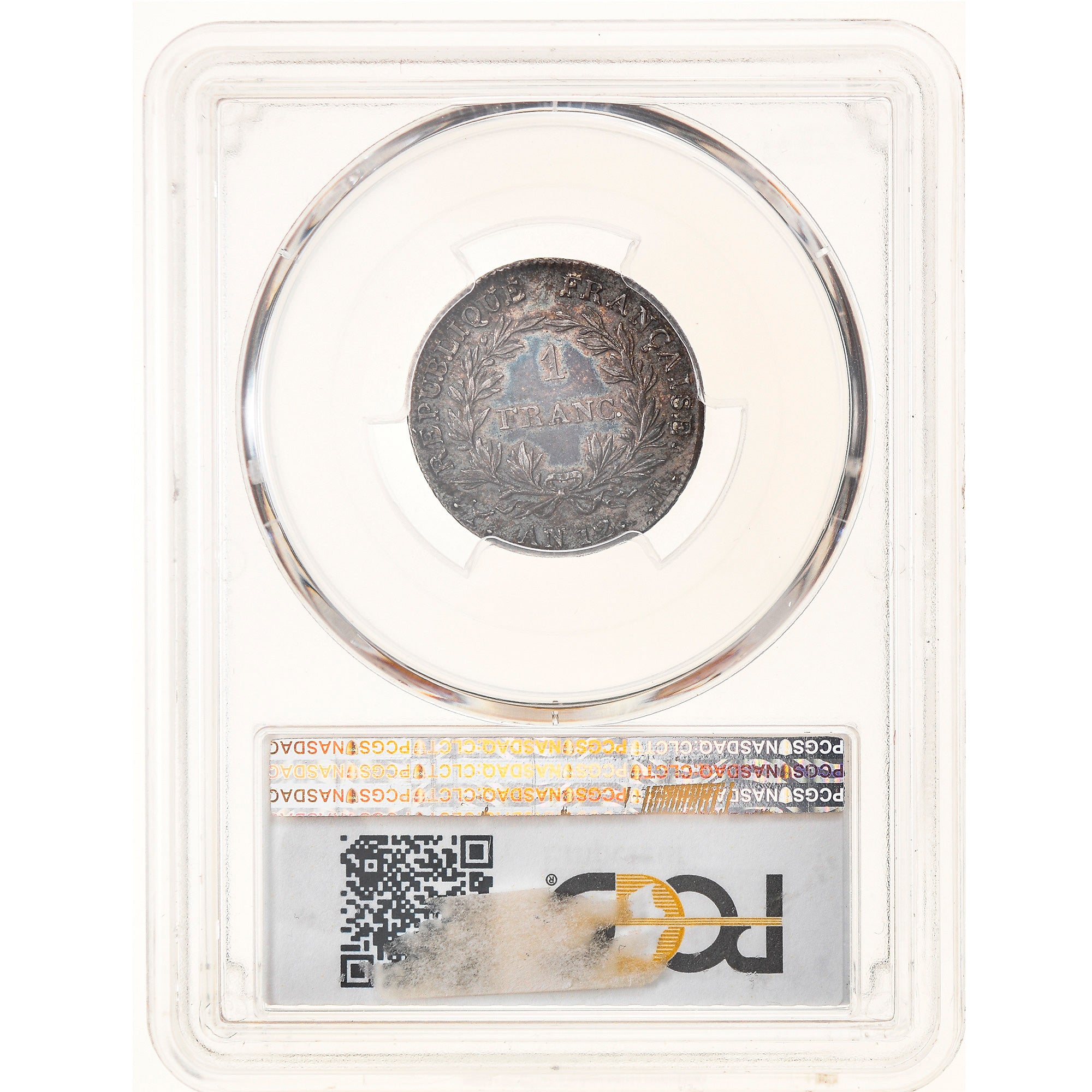 Moneta, Francia, Napoléon I, Franc, An 12, Bordeaux, PCGS, AU50, BB+, Argento