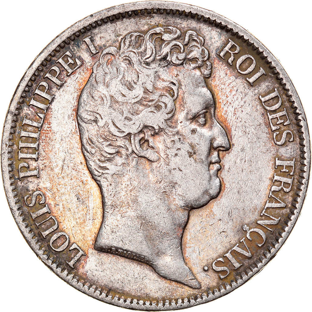 Coin, France, Louis-Philippe, 5 Francs, 1831, Rouen, VF(30-35), Silver, KM:735.2