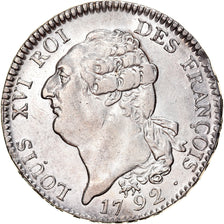 Moneta, Francia, Louis XVI, Écu de 6 livres françois, ECU, 6 Livres, 1792