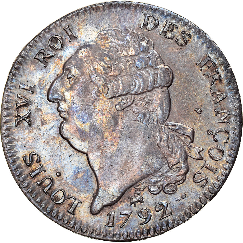 Münze, Frankreich, Louis XVI, Écu de 6 livres françois, ECU, 6 Livres, 1792