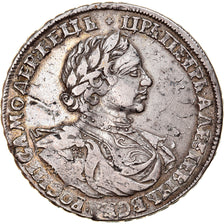 Coin, Russia, Peter I, Rouble, 1719, Moscow, EF(40-45), Silver, KM:157.2