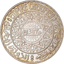 Coin, Morocco, Mohammed V, 20 Francs, AH 1347/1928, Paris, ESSAI, MS(65-70)