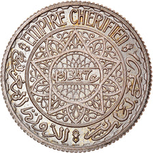 Coin, Morocco, Mohammed V, 5 Francs, AH 1347/1928, Paris, ESSAI, MS(64), Silver