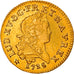 Monnaie, France, Louis XV, Louis d'or Mirliton, grandes palmes, Louis d'Or
