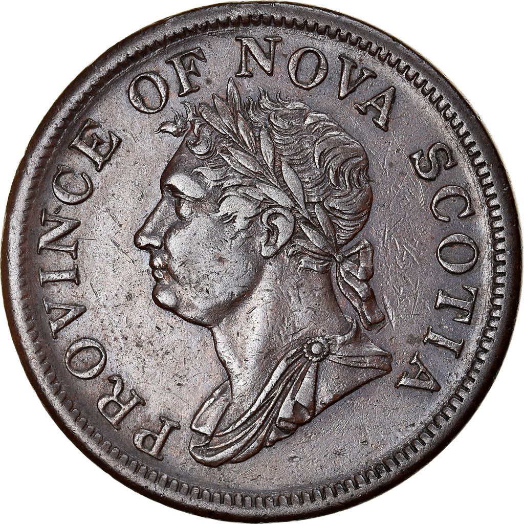 Monnaie, Canada, Nouvelle-Écosse, William IV, 1 Penny Token, 1832, Ottawa, SUP