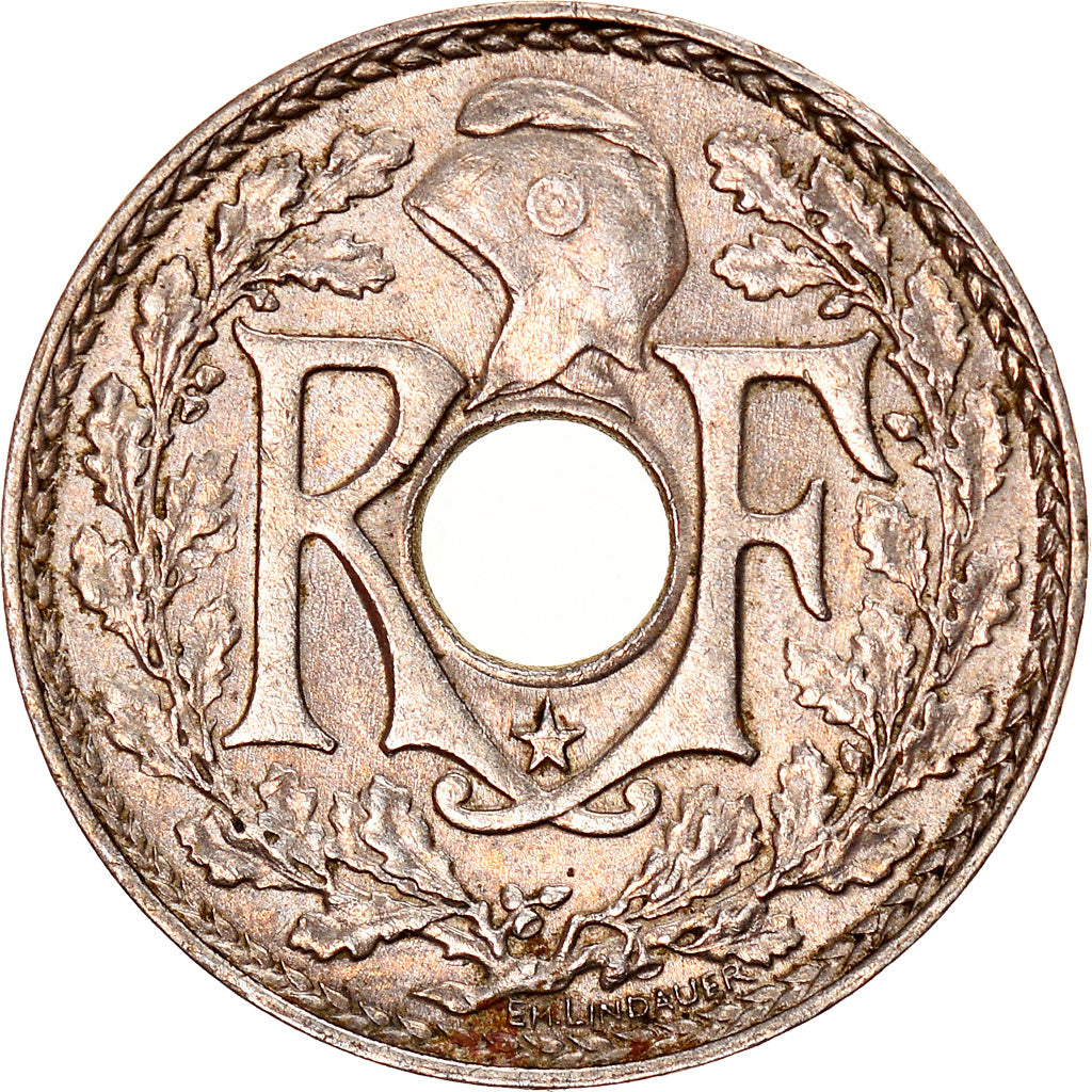 Moneta, Francia, Lindauer, 5 Centimes, 1938, Etoile, SPL, Nichel-bronzo