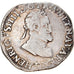Munten, Frankrijk, Henri IV, Demi Franc, 1/2 Franc, 1594, Lyon, FR+, Zilver