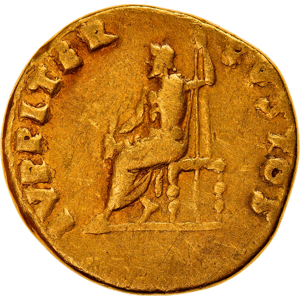 Coin, Nero, Aureus, 64-65, Rome, VF(30-35), Gold, RIC:52