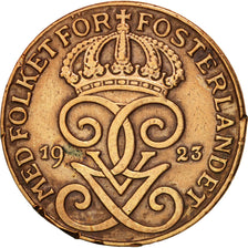 Coin, Sweden, Gustaf V, Ore, 1923, EF(40-45), Bronze, KM:777.2