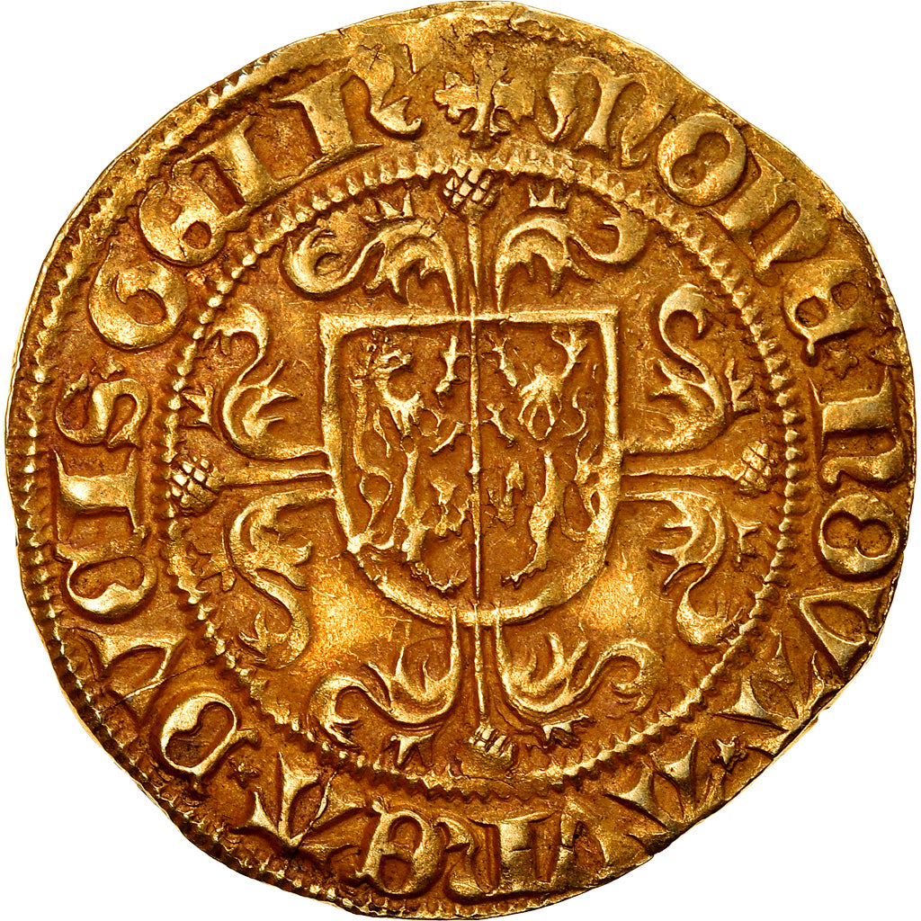 Coin, Netherlands, Gueldre, Charles d'Egmond, Florin d'or au cavalier