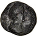 Moeda, Faustina I, Sestertius, 141, Rome, VF(20-25), Bronze, RIC:1128