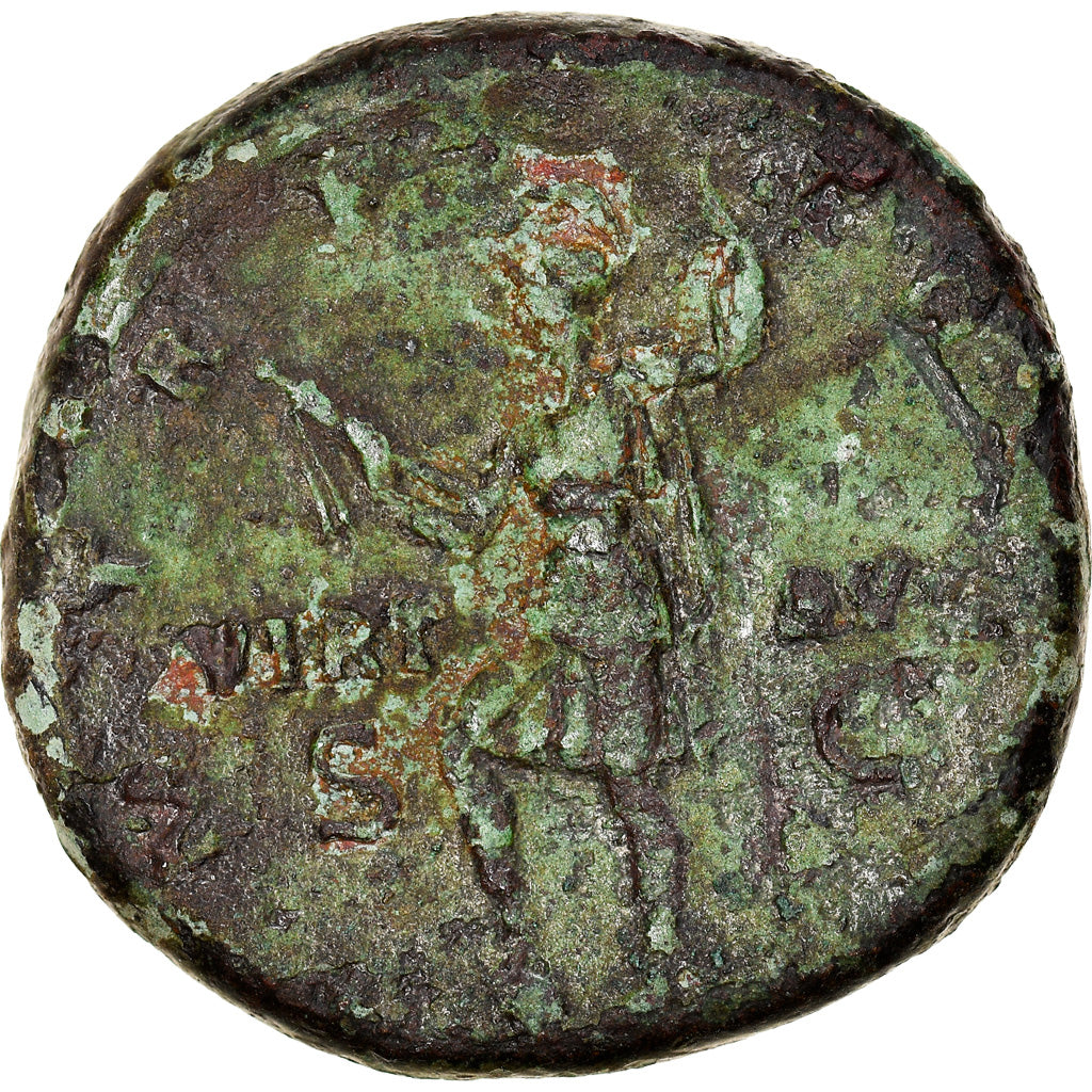 Coin, Hadrian, Sestertius, 125, Rome, VF(30-35), Bronze, RIC:696