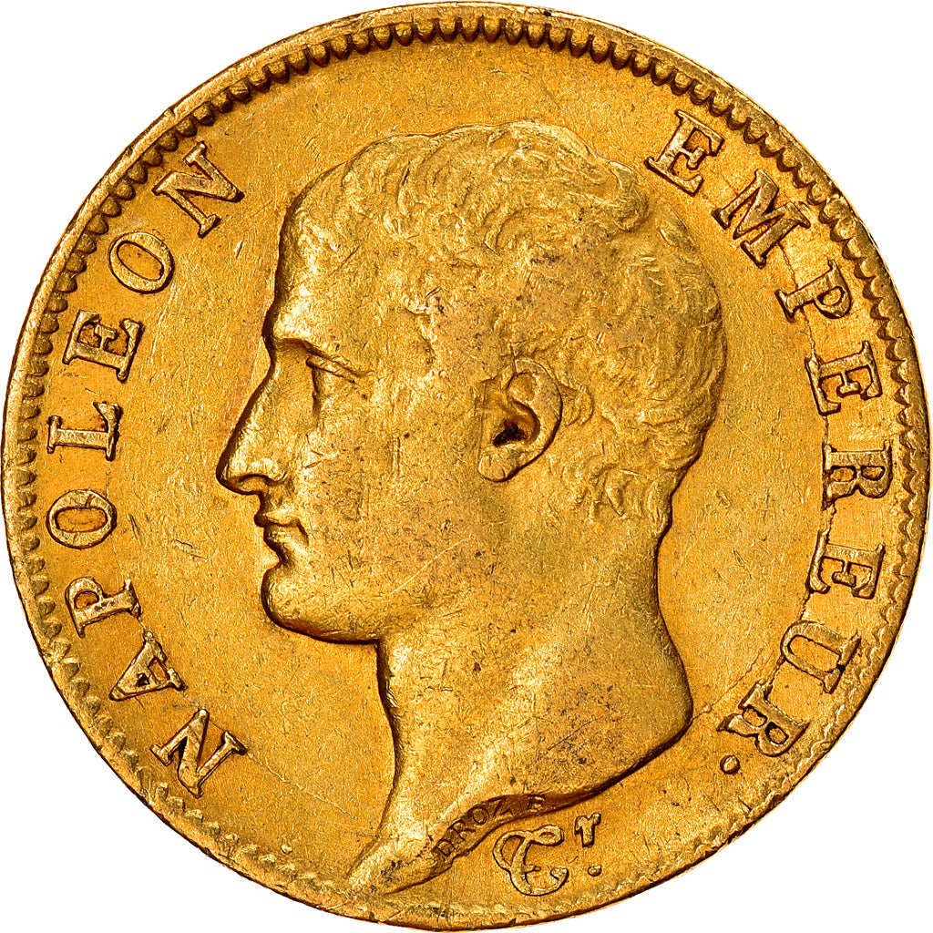 Moneda, Francia, Napoléon I, 20 Francs, 1806, Paris, MBC, Oro, KM:674.1