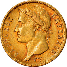Coin, France, Napoléon I, 20 Francs, 1808, Paris, EF(40-45), Gold, KM:687.1