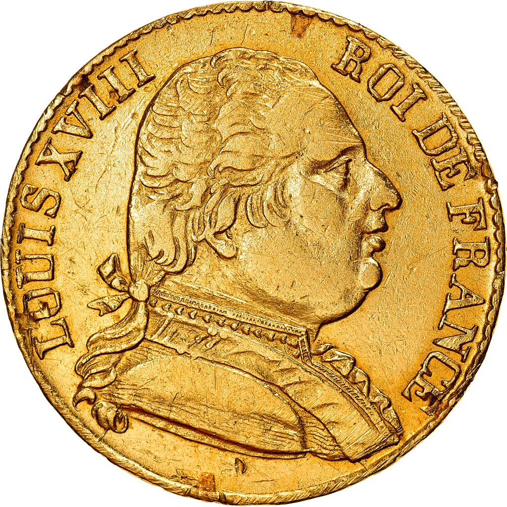 Coin, France, Louis XVIII, Louis XVIII, 20 Francs, 1815, London, EF(40-45)