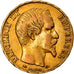 Moneta, Francja, Napoleon III, Napoléon III, 20 Francs, 1855, Lyon, EF(40-45)