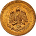 Coin, Mexico, 2-1/2 Pesos, 1945, Mexico City, AU(55-58), Gold, KM:463