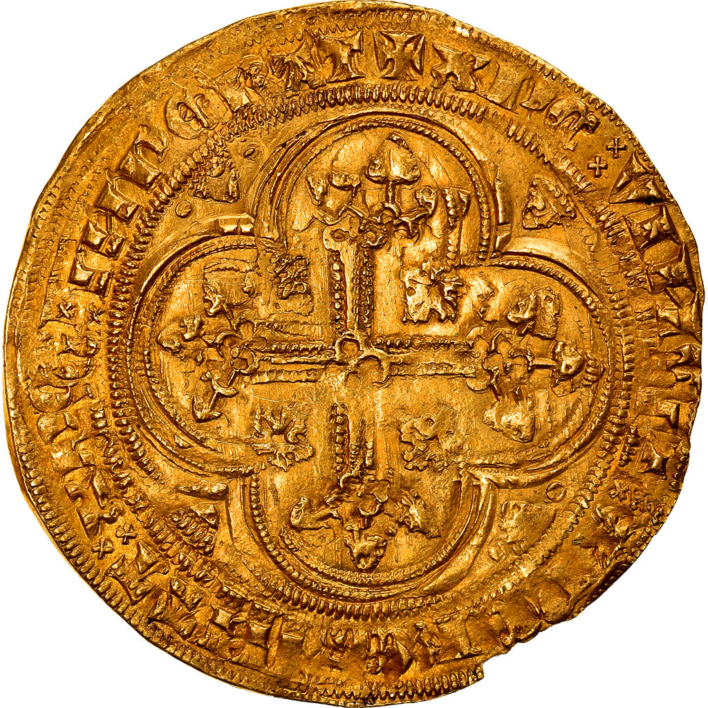 Moeda, França, Philippe VI, Ecu d'or à la chaise, Ecu d'or, AU(50-53)
