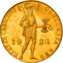 Moneda, Países Bajos, Wilhelmina I, Ducat, 1928, Utrecht, EBC, Oro, KM:83.1a
