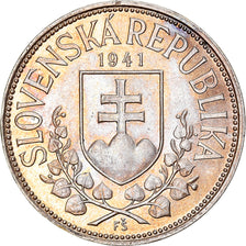 Coin, Slovakia, 20 Korun, 1941, AU(55-58), Silver, KM:7.2