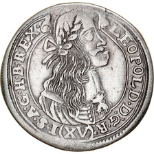 Monnaie, Autriche, Leopold I, 15 Kreuzer, 1675, Graz, TTB, Argent, KM:1279