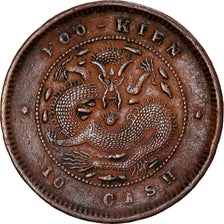 Moneda, China, FUKIEN PROVINCE, Kuang-hs, 10 Cash, Fu, MBC, Cobre, KM:100