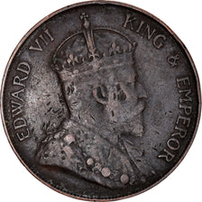 Coin, Hong Kong, Edward VII, Cent, 1904, Heaton, VF(30-35), Bronze, KM:11