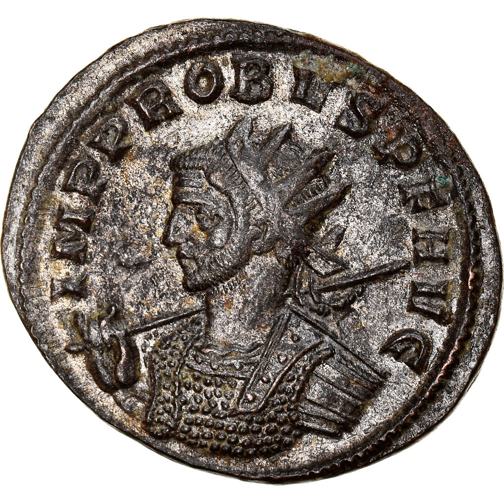 Coin, Probus, Antoninianus, 280, Siscia, AU(50-53), Billon, RIC:713 var.