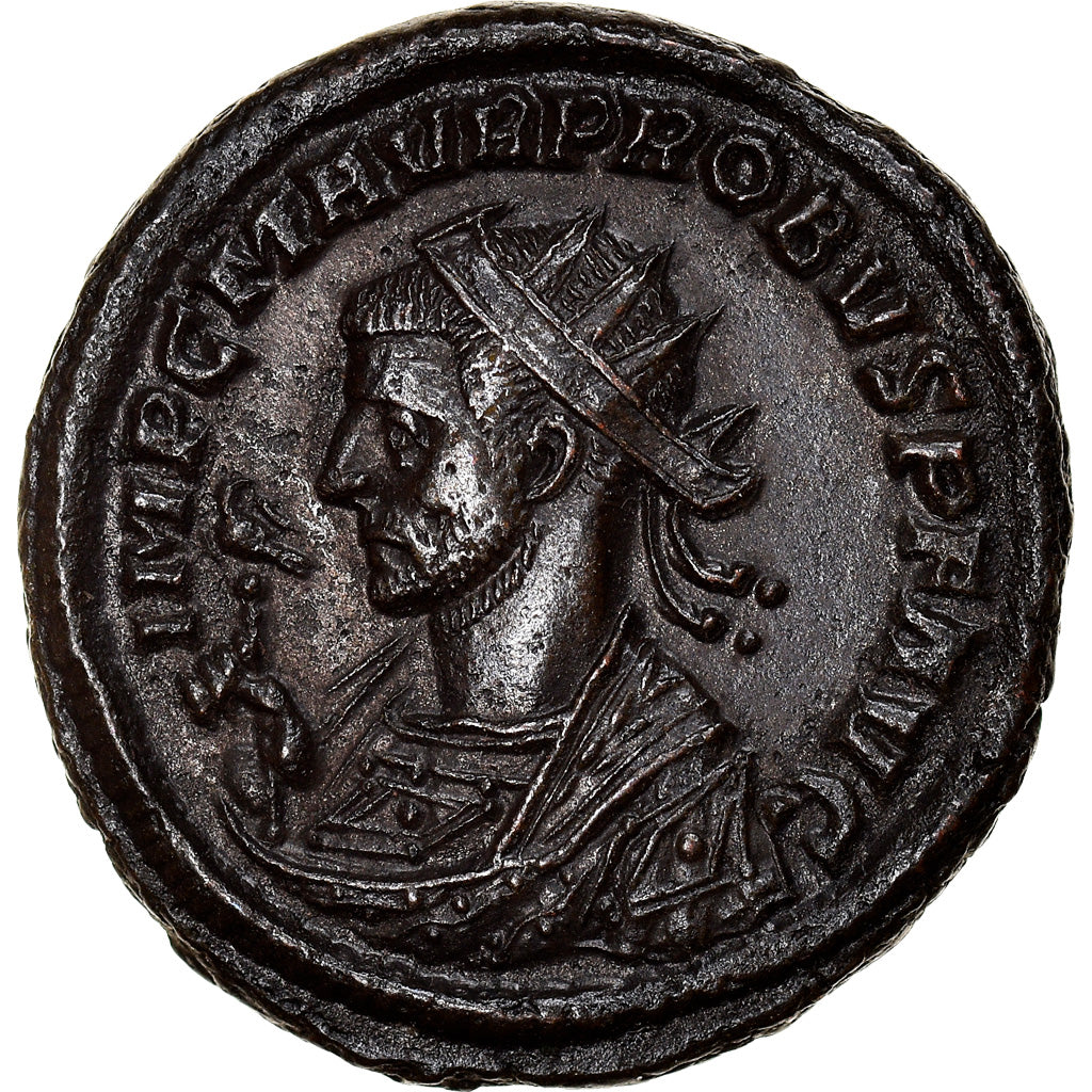 Coin, Probus, Antoninianus, 277, Siscia, AU(55-58), Billon, RIC:691