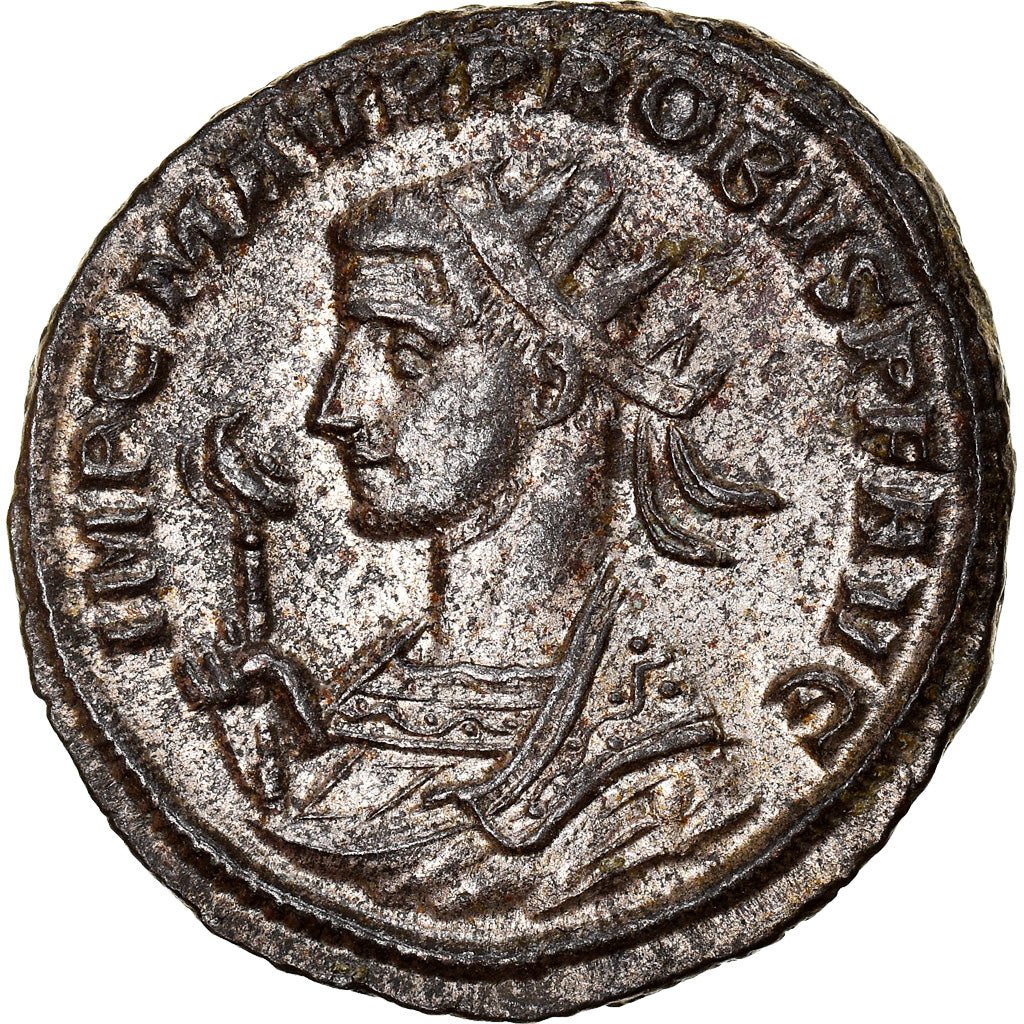 Coin, Probus, Antoninianus, 277, Siscia, AU(55-58), Billon, RIC:650