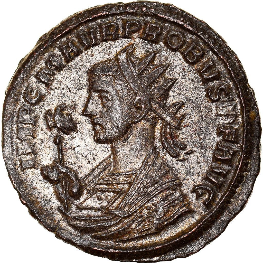 Coin, Probus, Antoninianus, 280, Siscia, AU(55-58), Billon, RIC:810