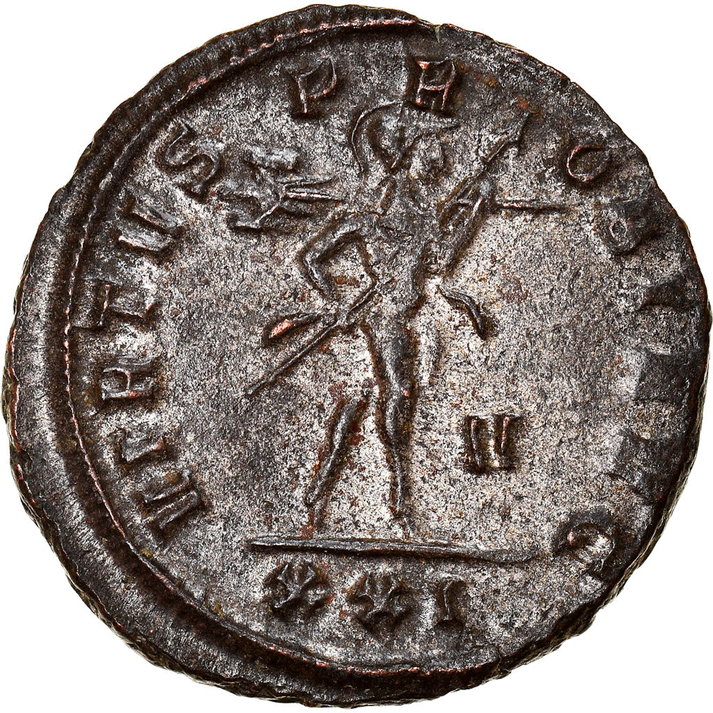 Coin, Probus, Antoninianus, 280, Siscia, AU(55-58), Billon, RIC:810