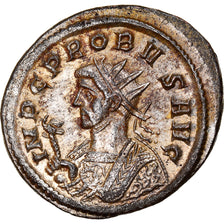 Coin, Probus, Aurelianus, 281, Ticinum, AU(50-53), Billon, RIC:490