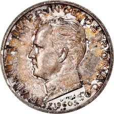 Moneta, Monaco, Rainier III, 5 Francs, 1960, BB+, Argento, KM:141, Gadoury:MC