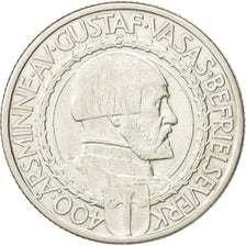 Sweden, Gustaf V, 2 Kronor, 1921, AU(50-53), Silver, KM:799