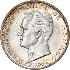 Coin, Monaco, Rainier III, 5 Francs, 1966, AU(50-53), Silver, KM:141, Gadoury:MC