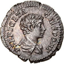 Moneta, Geta, Denarius, 200-202, Rome, SPL, Argento, RIC:9a