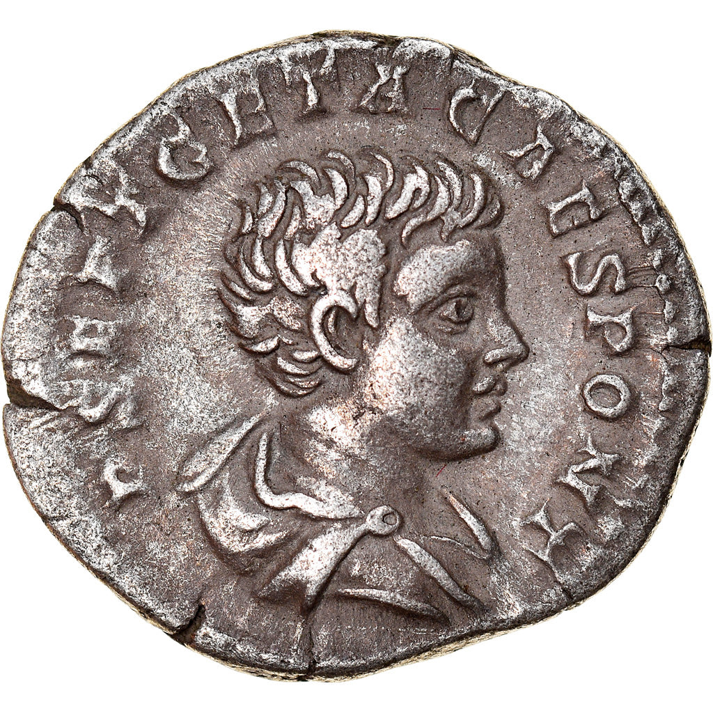 Moneda, Geta, Denarius, 200-202, Rome, MBC, Plata, RIC:6