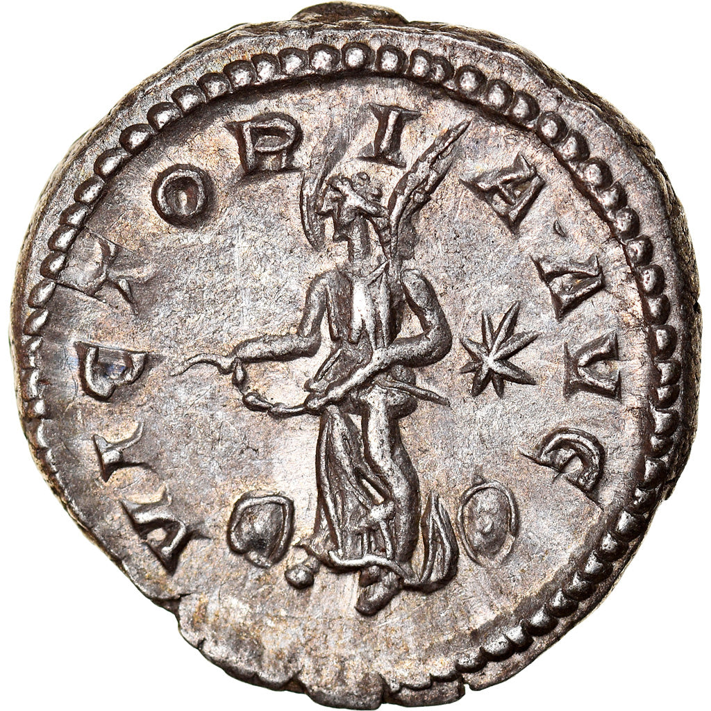 Coin, Elagabalus, Denarius, 218-222, Roma, AU(55-58), Silver, RIC:161