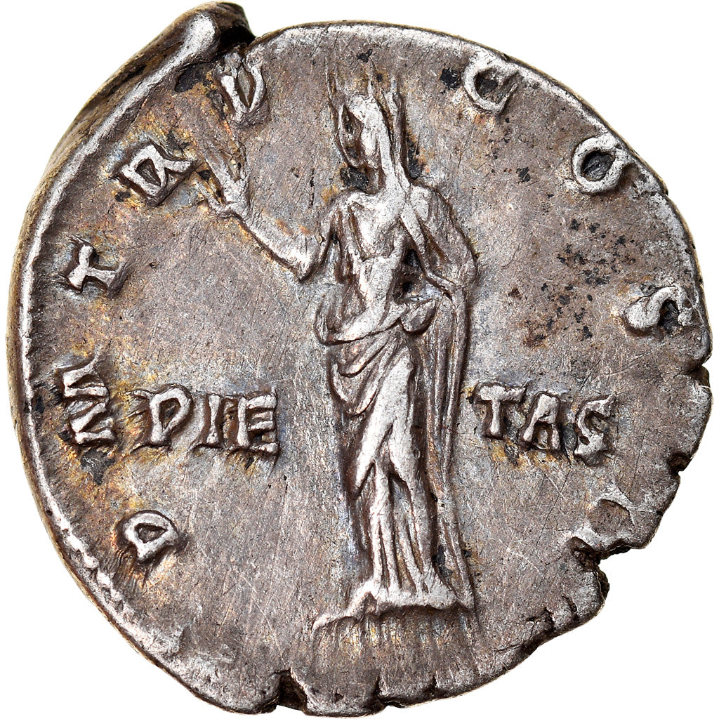Coin, Hadrian, Denarius, 118, Rome, AU(50-53), Silver, RIC:44