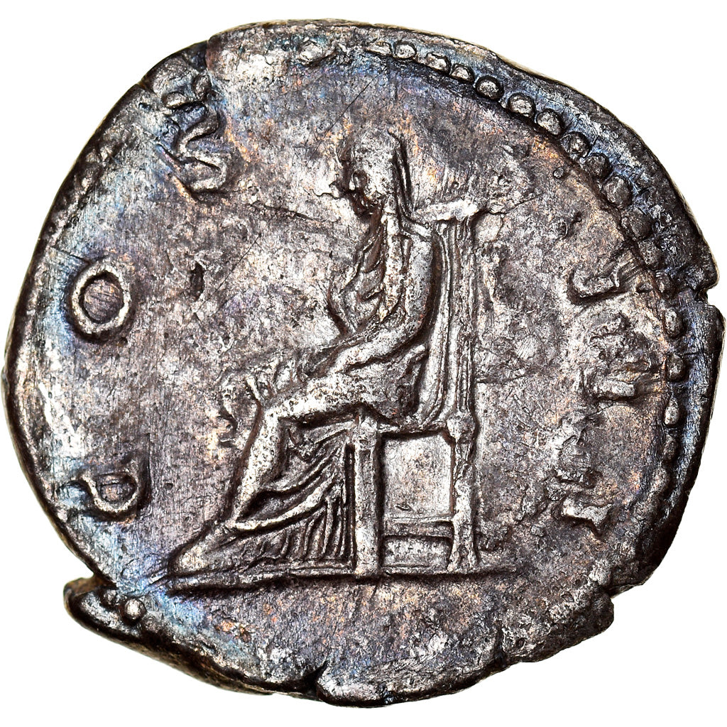 Coin, Hadrian, Denarius, 125-128, Rome, EF(40-45), Silver, RIC:178