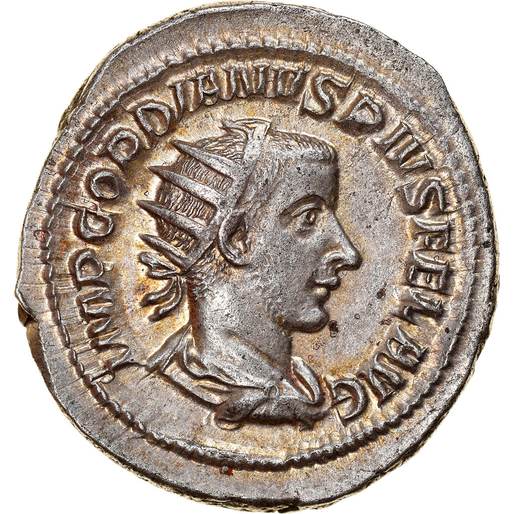 Coin, Gordian III, Antoninianus, 243, Roma, AU(55-58), Billon, RIC:156