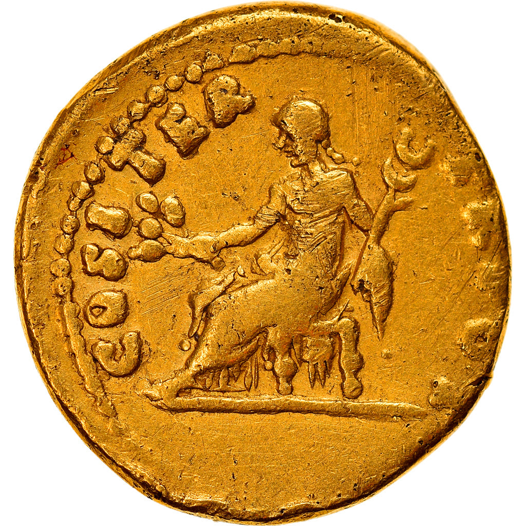 Coin, Vespasian, Aureus, 70, Rome, EF(40-45), Gold, RIC:28