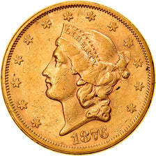 Münze, Vereinigte Staaten, $20, Double Eagle, 1876, San Francisco, SS, Gold