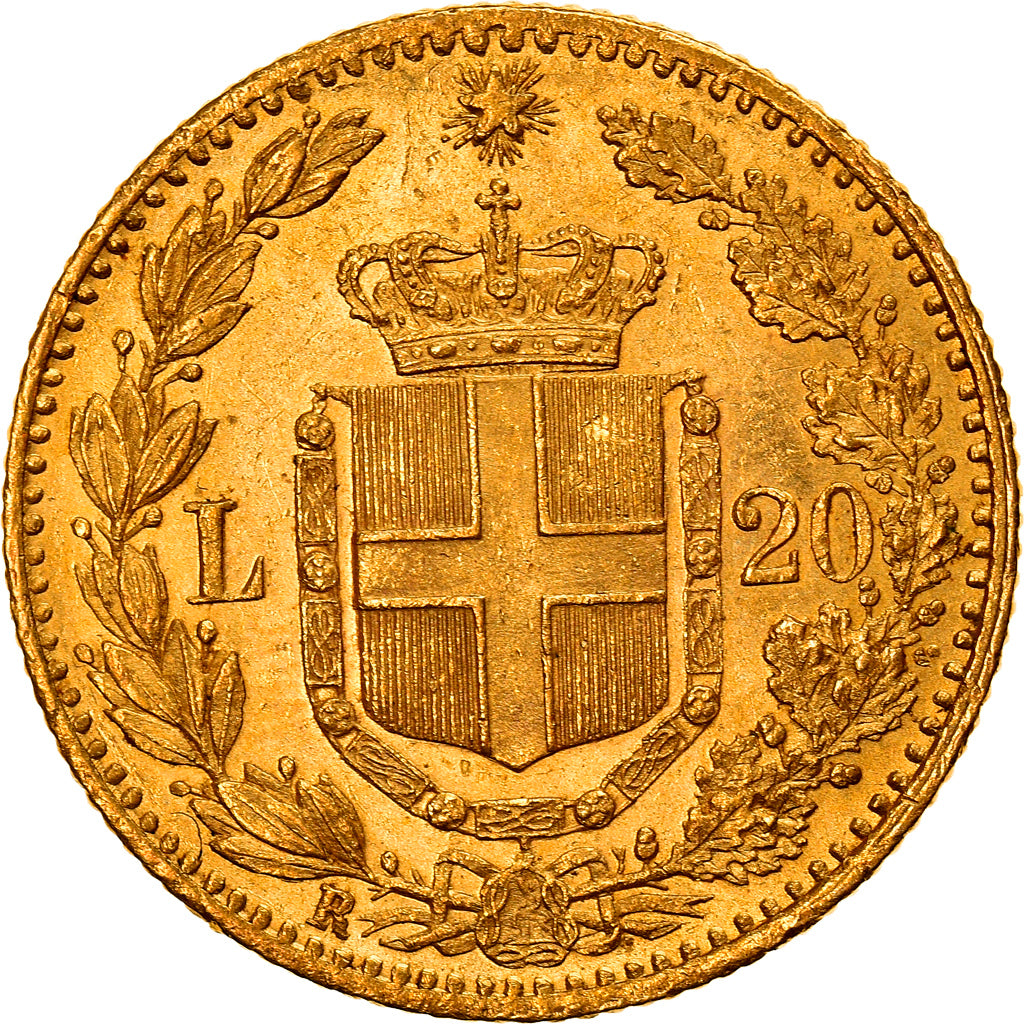 Monnaie, Italie, Umberto I, 20 Lire, 1882, Rome, SUP+, Or, KM:21