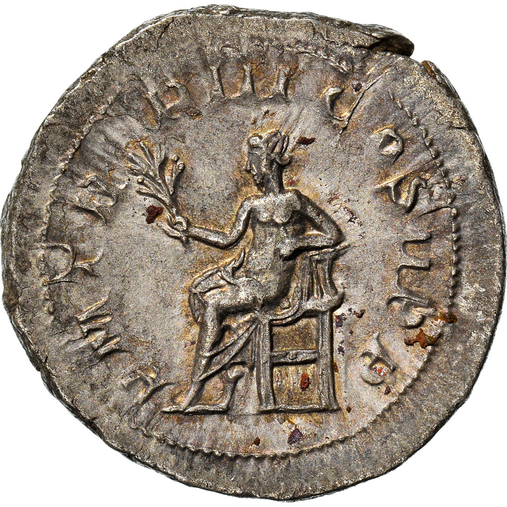 Coin, Gordian III, Antoninianus, 241-243, Rome, AU(55-58), Billon, RIC:89